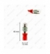 CanBus - T10 10-LED CREE 12V 1000 lm (kortere model) - Rød