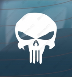Skull sticker