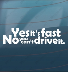 Yes its fast, no you cant...