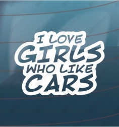 I love girls who like cars