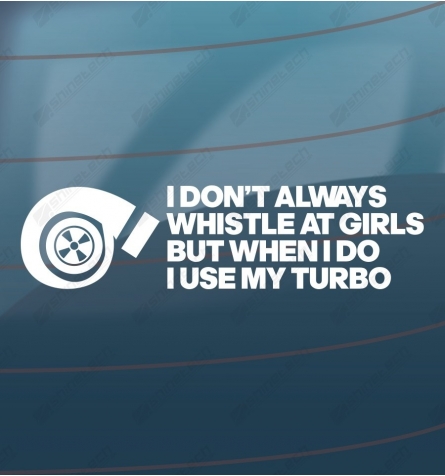 Turbo whistle sticker
